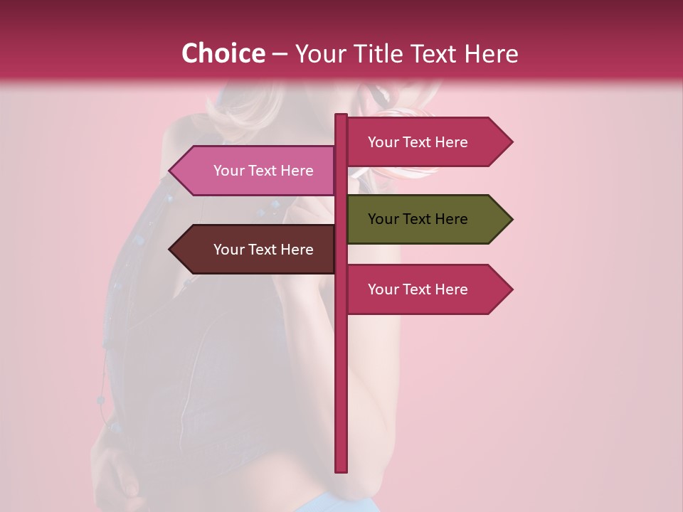 Pinup Female Woman PowerPoint Template