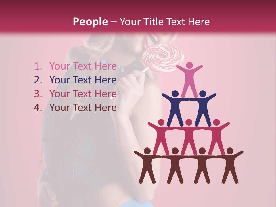 Pinup Female Woman PowerPoint Template