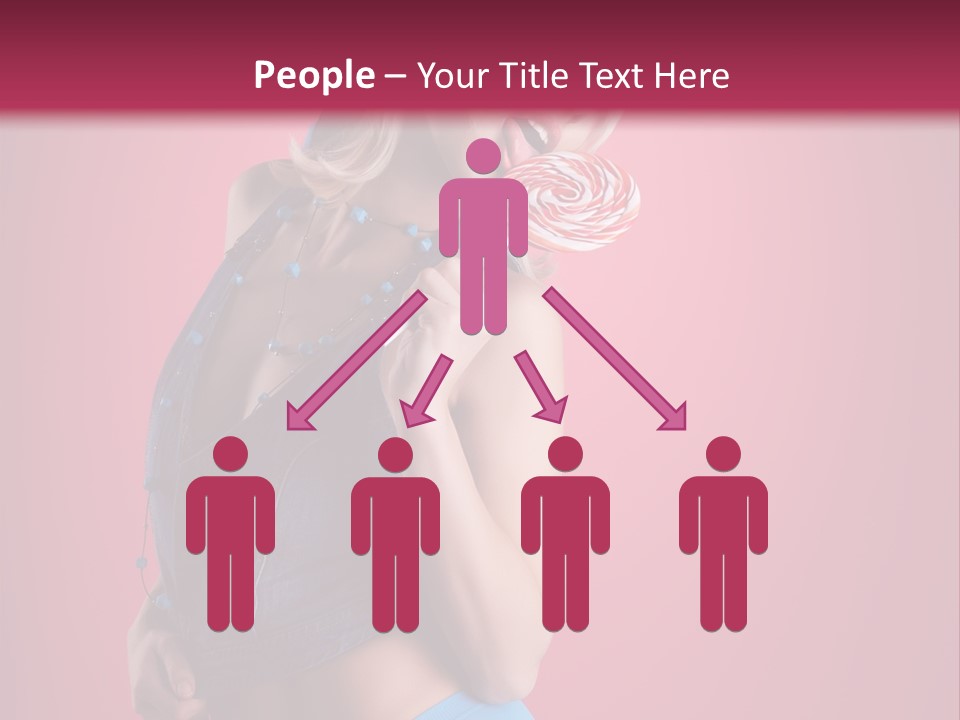 Pinup Female Woman PowerPoint Template