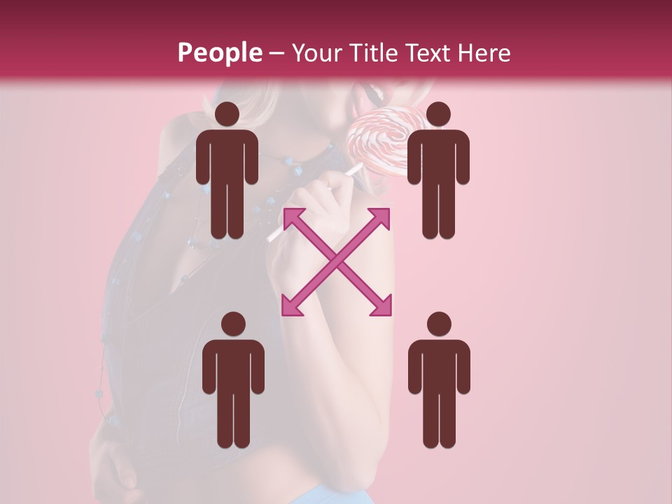 Pinup Female Woman PowerPoint Template