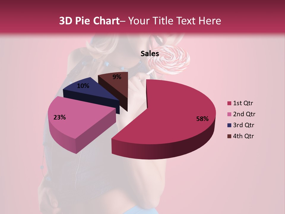 Pinup Female Woman PowerPoint Template