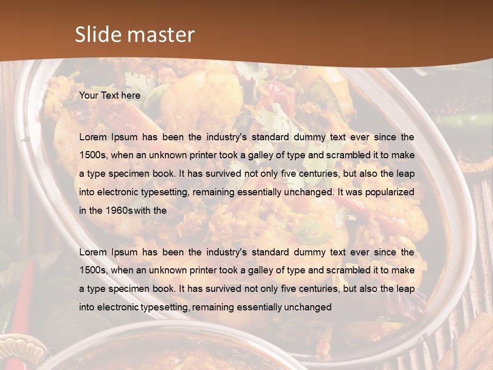 Closeup Korai Orient PowerPoint Template