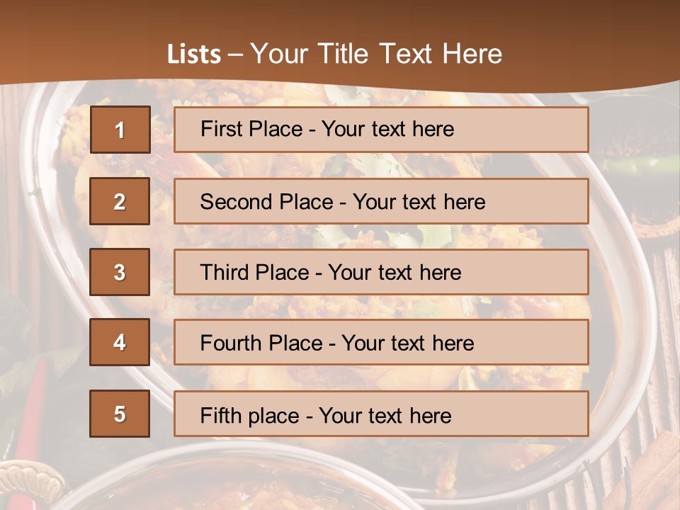 Closeup Korai Orient PowerPoint Template