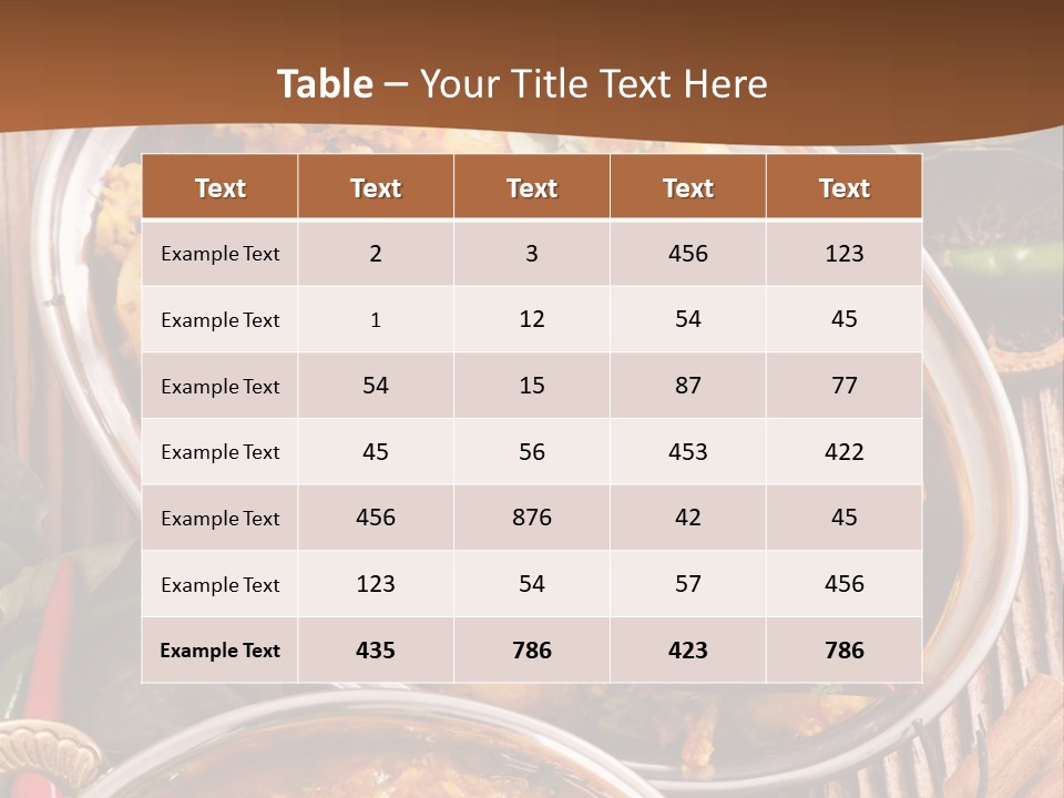Closeup Korai Orient PowerPoint Template