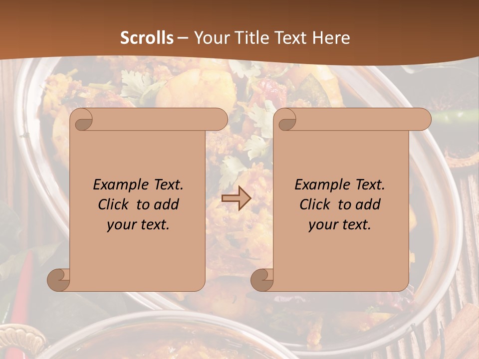 Closeup Korai Orient PowerPoint Template