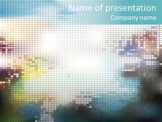 Elegance Soft Blur PowerPoint Template