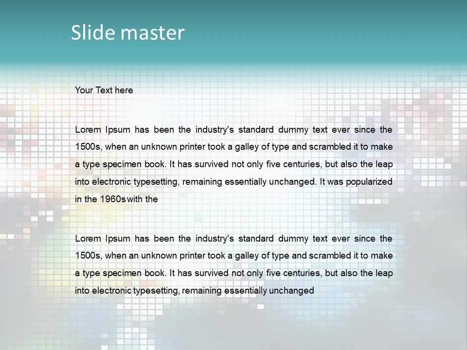 Elegance Soft Blur PowerPoint Template