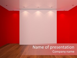 Frame Exhibition Indoor PowerPoint Template