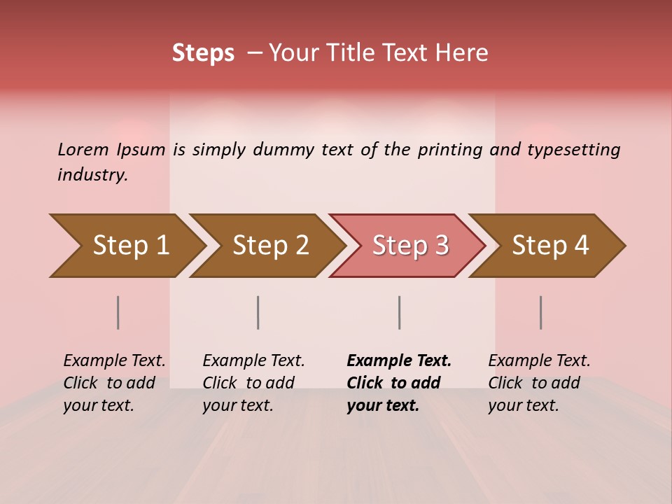 Frame Exhibition Indoor PowerPoint Template