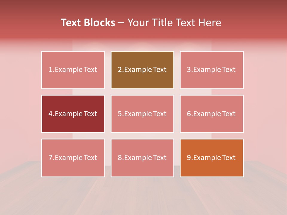Frame Exhibition Indoor PowerPoint Template