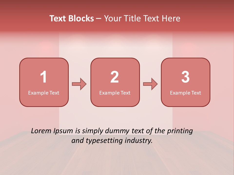 Frame Exhibition Indoor PowerPoint Template