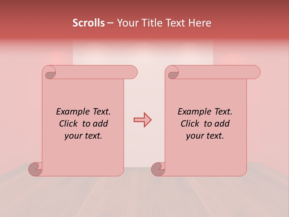 Frame Exhibition Indoor PowerPoint Template