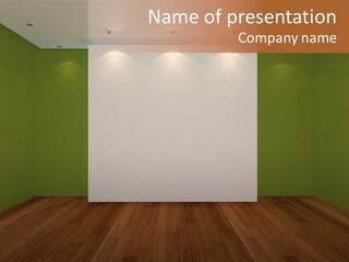 Exhibition House Ceiling PowerPoint Template