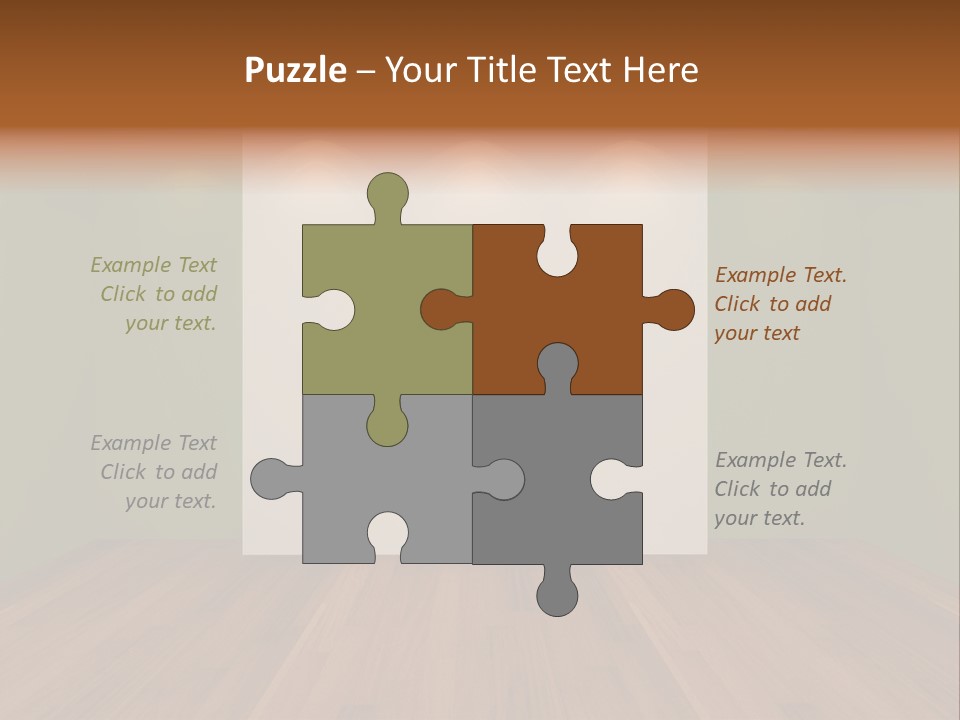 Exhibition House Ceiling PowerPoint Template