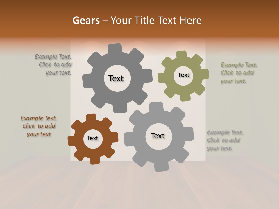 Exhibition House Ceiling PowerPoint Template