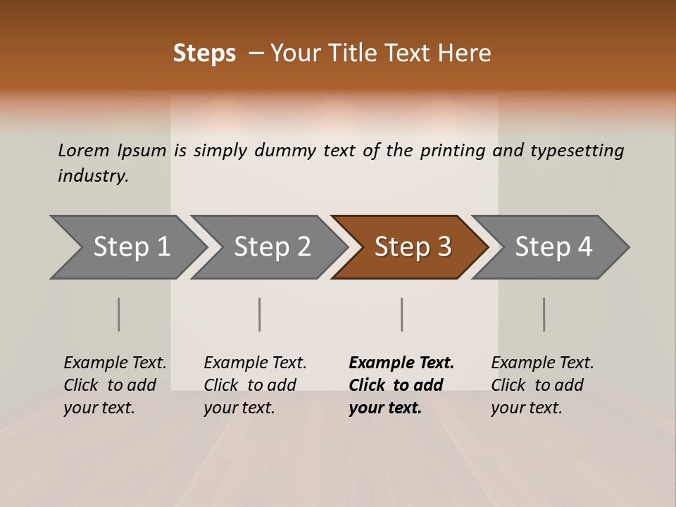 Exhibition House Ceiling PowerPoint Template