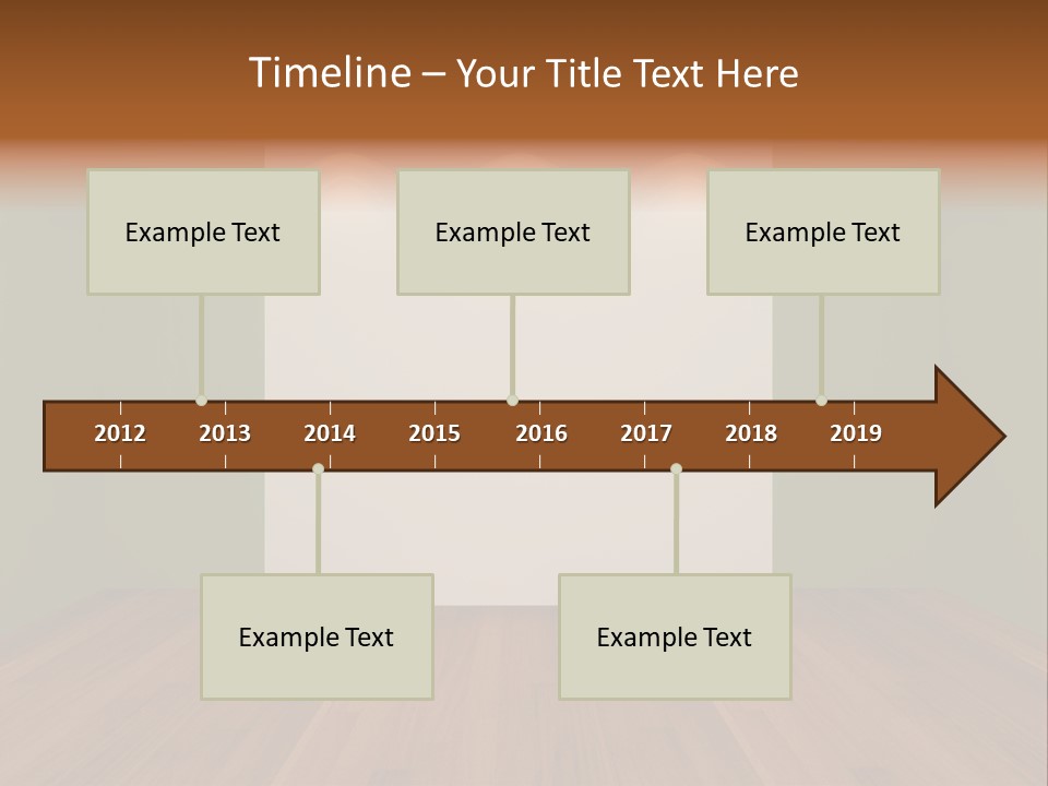Exhibition House Ceiling PowerPoint Template