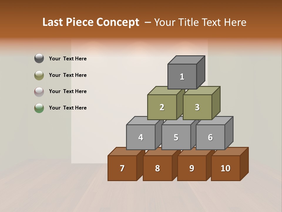 Exhibition House Ceiling PowerPoint Template