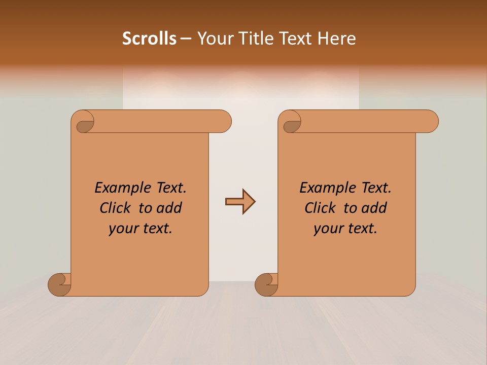 Exhibition House Ceiling PowerPoint Template