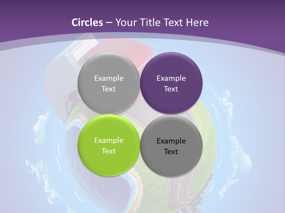 Truck Background Coast PowerPoint Template