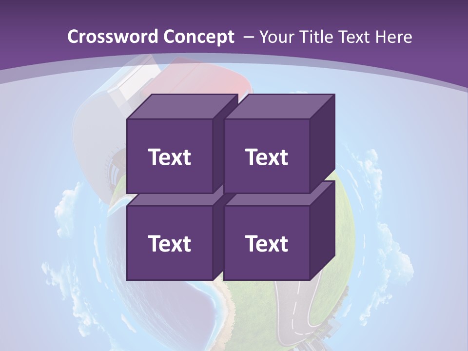 Truck Background Coast PowerPoint Template