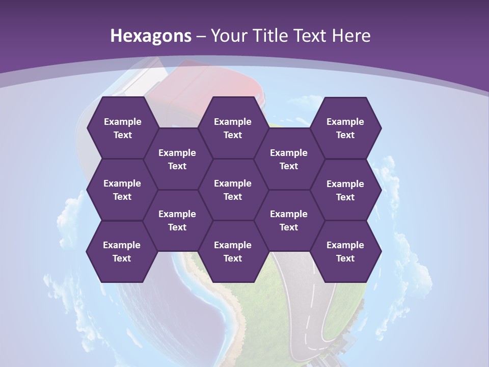 Truck Background Coast PowerPoint Template