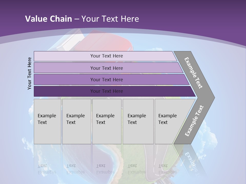 Truck Background Coast PowerPoint Template