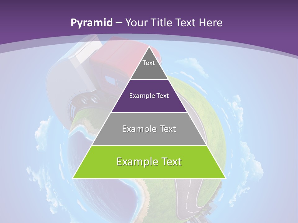 Truck Background Coast PowerPoint Template