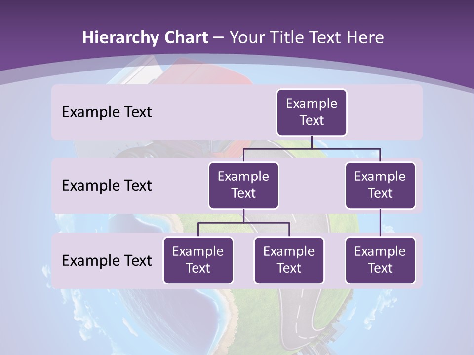 Truck Background Coast PowerPoint Template