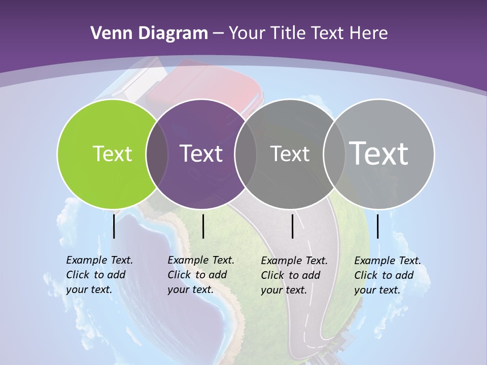 Truck Background Coast PowerPoint Template