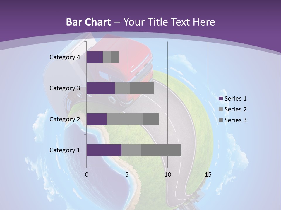 Truck Background Coast PowerPoint Template