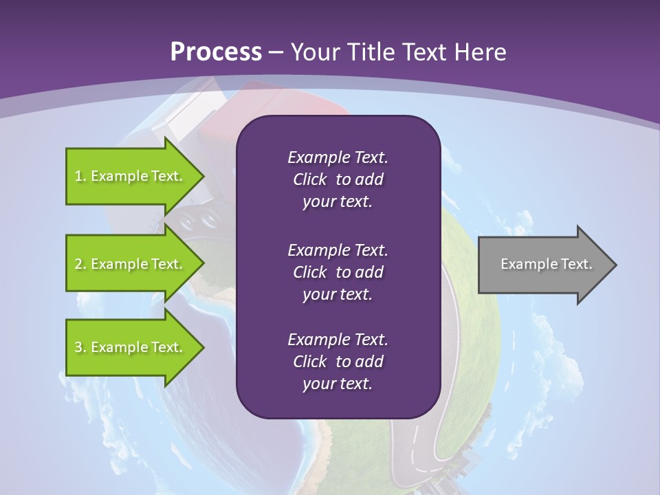 Truck Background Coast PowerPoint Template