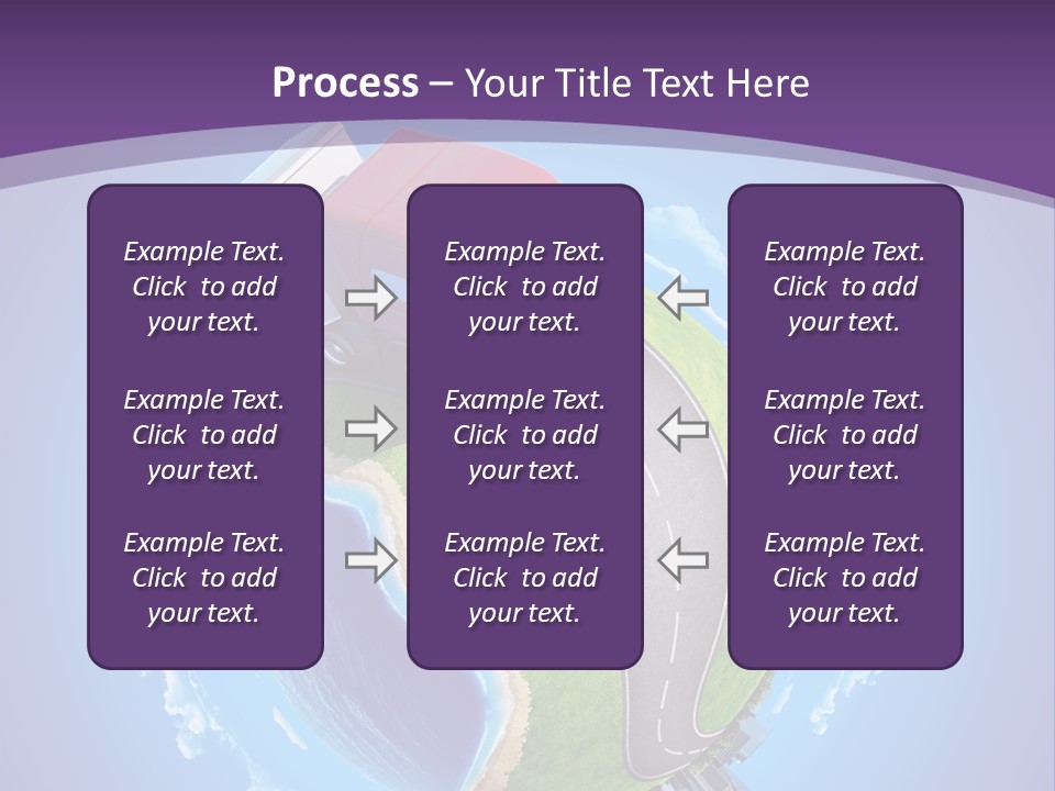 Truck Background Coast PowerPoint Template