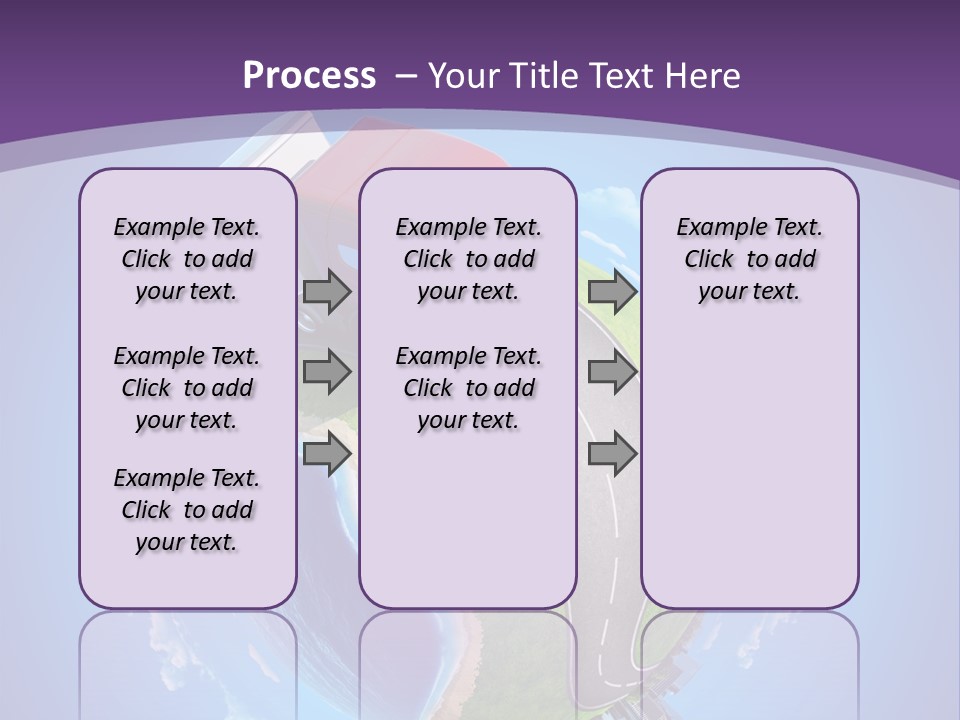 Truck Background Coast PowerPoint Template