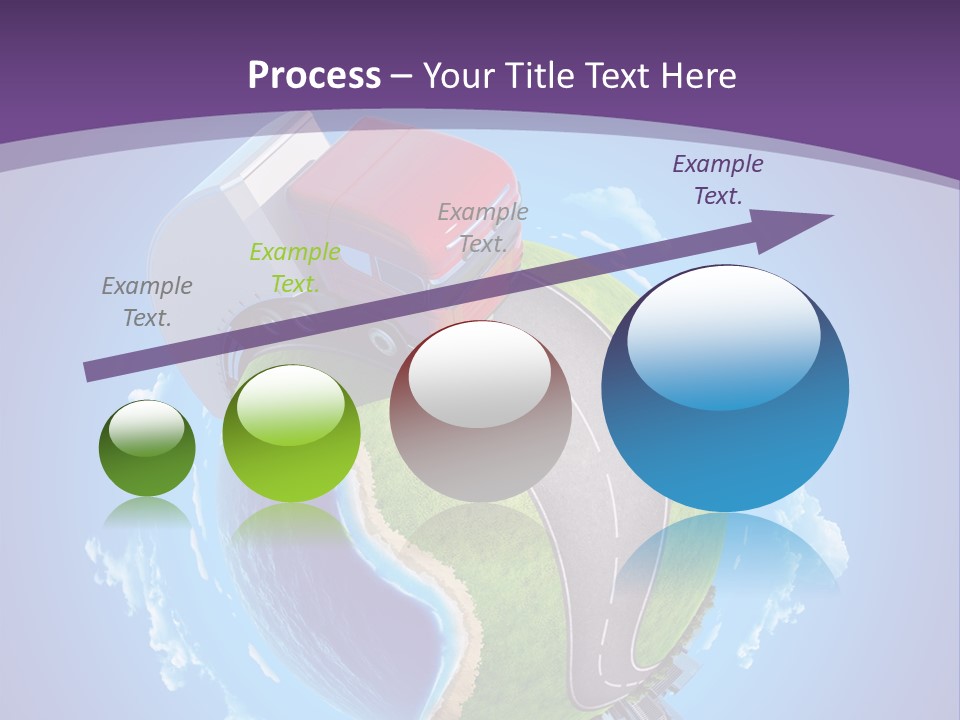 Truck Background Coast PowerPoint Template