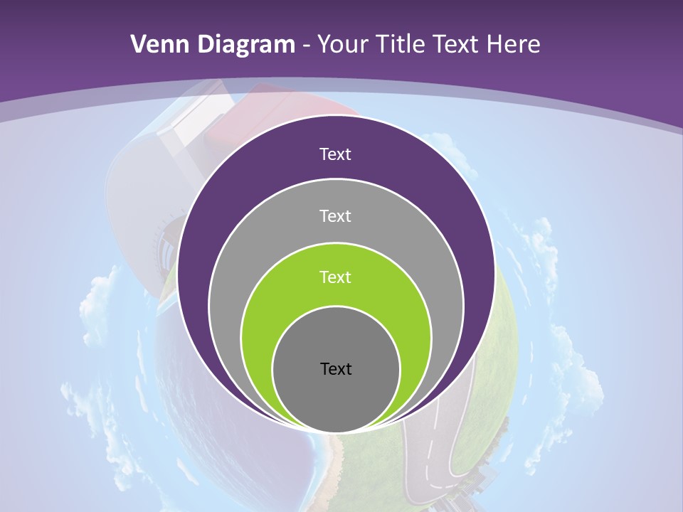 Truck Background Coast PowerPoint Template