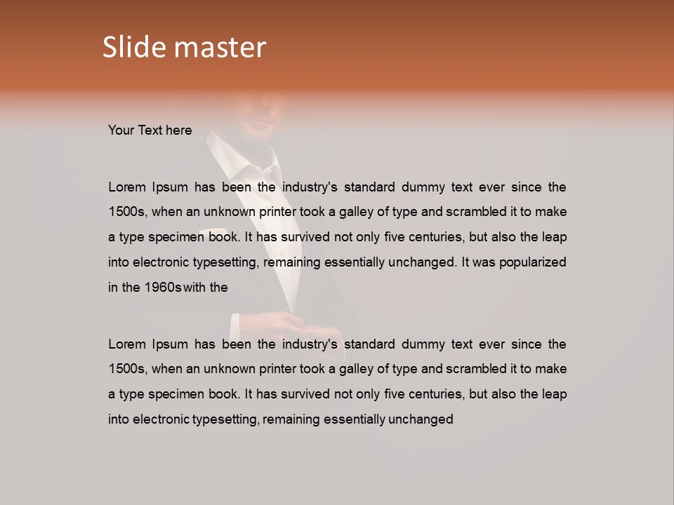 Attitude  Closeup PowerPoint Template