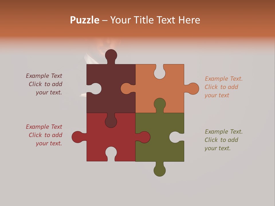 Attitude  Closeup PowerPoint Template