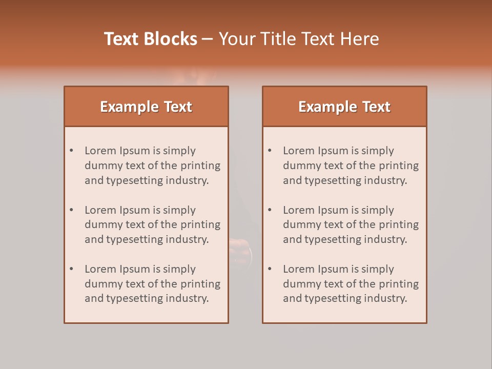 Attitude  Closeup PowerPoint Template