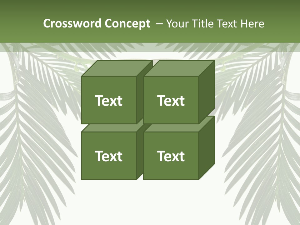 Stem Tropical Curve PowerPoint Template