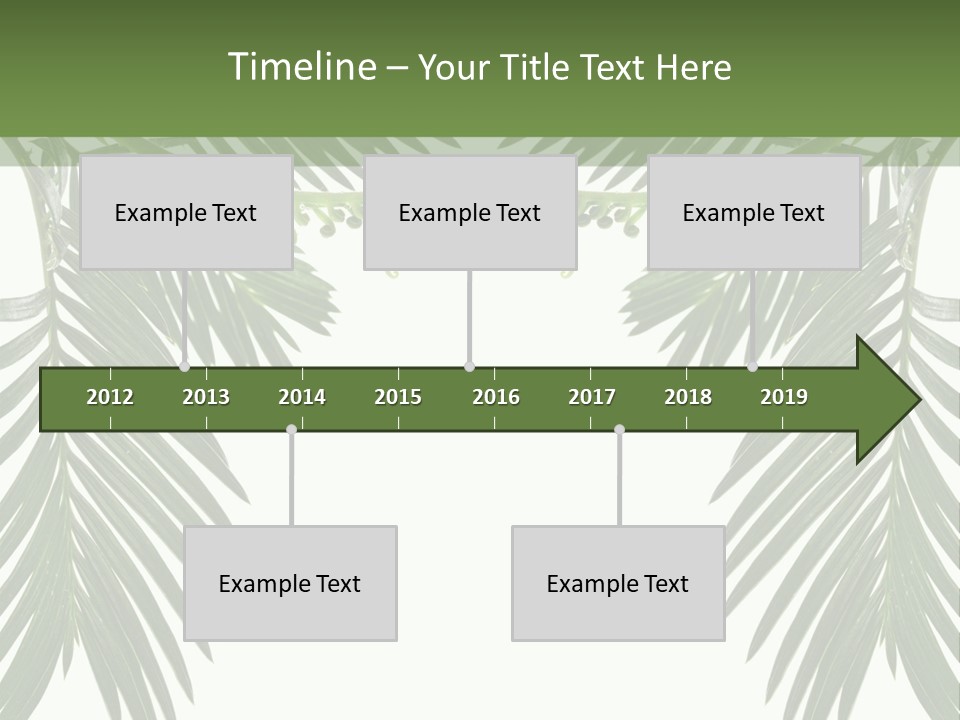 Stem Tropical Curve PowerPoint Template