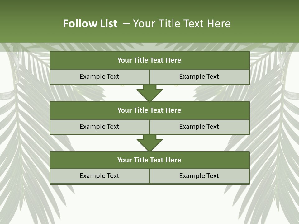 Stem Tropical Curve PowerPoint Template