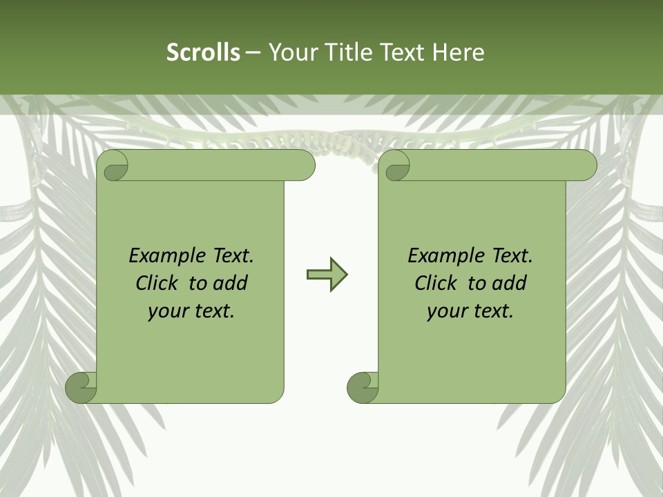 Stem Tropical Curve PowerPoint Template