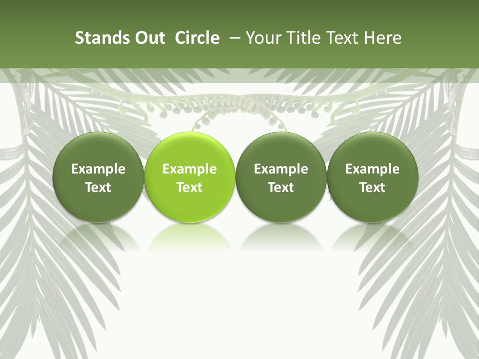Stem Tropical Curve PowerPoint Template