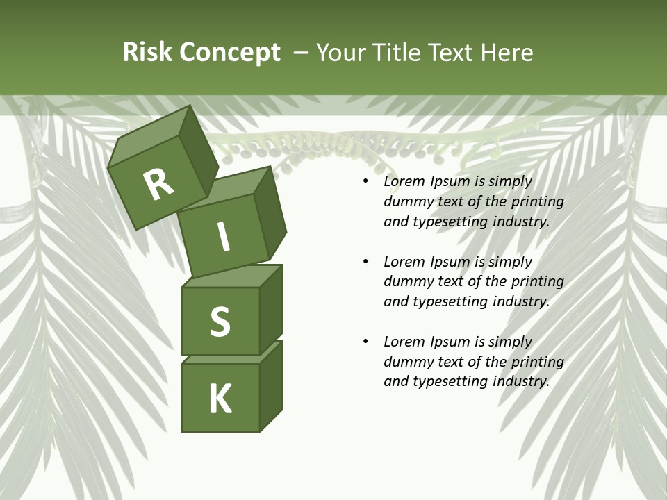 Stem Tropical Curve PowerPoint Template