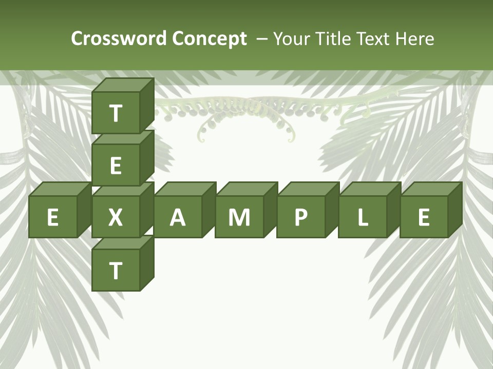 Stem Tropical Curve PowerPoint Template