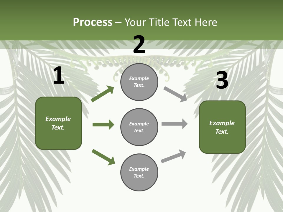 Stem Tropical Curve PowerPoint Template