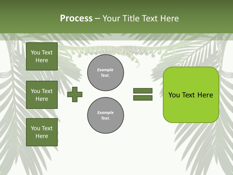 Stem Tropical Curve PowerPoint Template