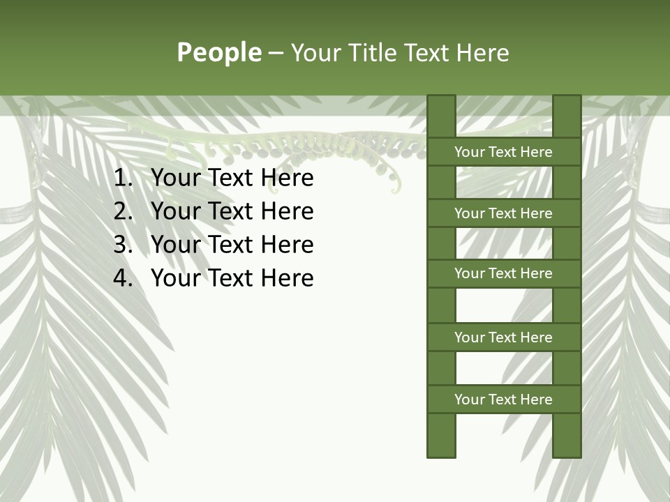 Stem Tropical Curve PowerPoint Template