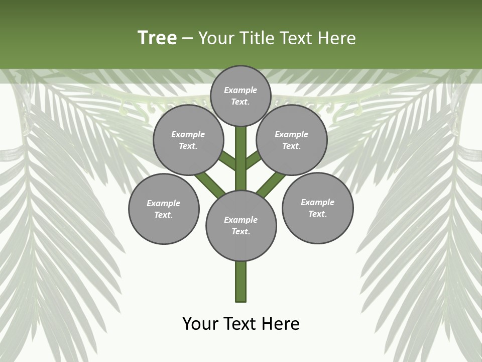 Stem Tropical Curve PowerPoint Template
